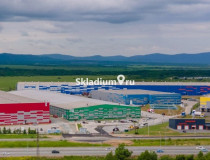 Вид здания. Мезонин Офисно-складской комплекс Авиаполис Янковский Приморский край, Артем, ул Солнечная, д 46 стр 1/ д47, 15 277 м2 фото 5